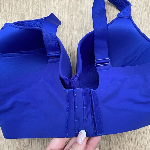 Lane Bryant Cacique T Shirt Bra Underwired Padded Royal Blue Womens Size 42DDD - Picture 4 of 5